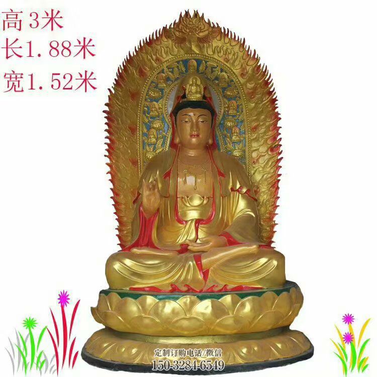 承接如来佛像，玻璃钢材质，寺庙如来佛像厂家